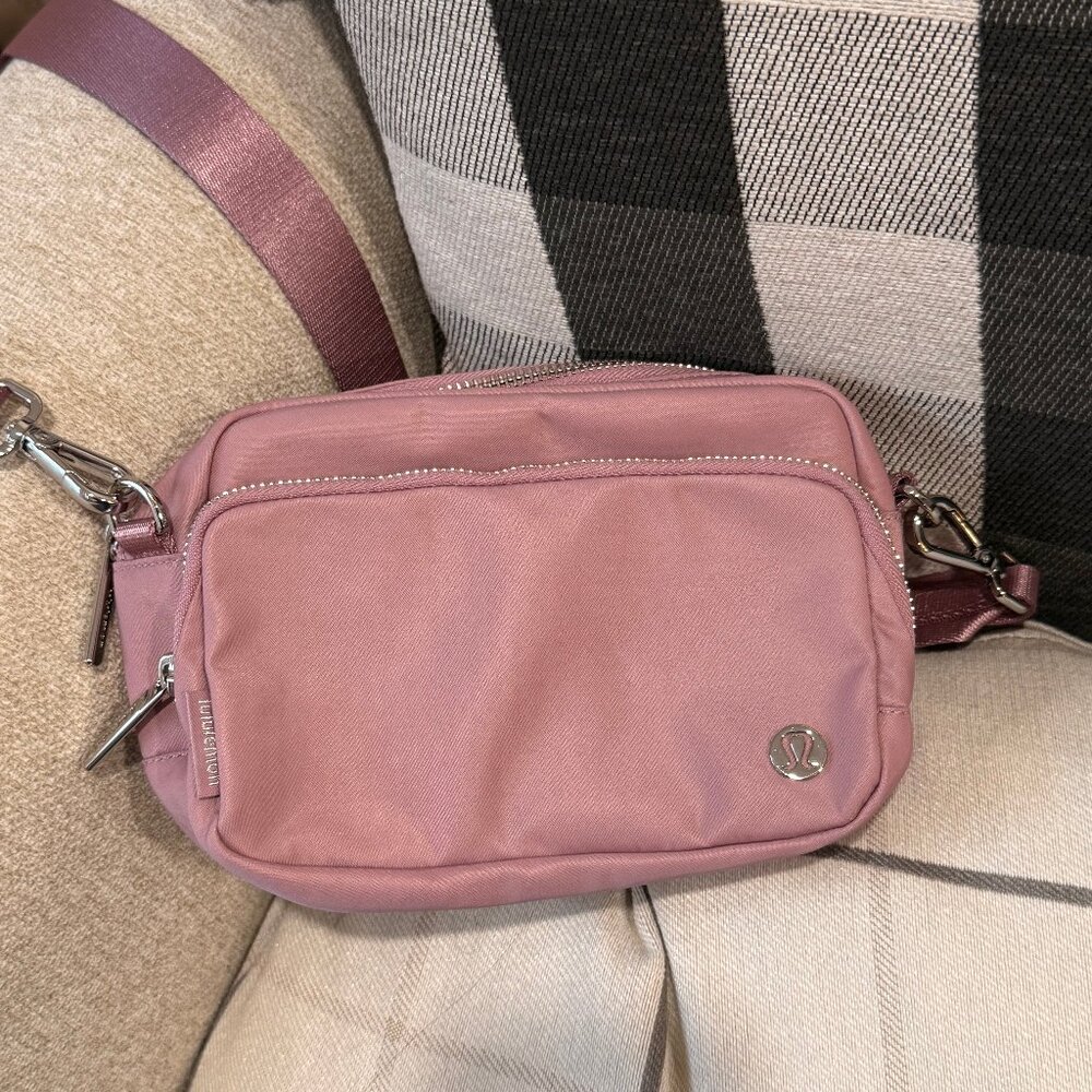 ✖️Sold✖️Everywhere Crossbody Bag 2L Metal Hardware in Rose Blush/Silver